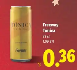 Lidl FREEWAY Tónica oferta