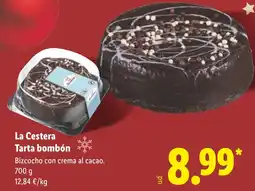 Lidl LA CESTERA Tarta de chocolate crocanti oferta