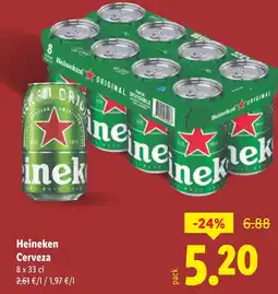 Lidl HEINEKEN Cerveza oferta
