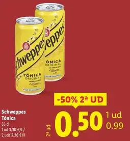Lidl SCHWEPPES Tónica oferta
