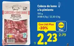 Lidl Cabeza de lomo a la pimienta oferta