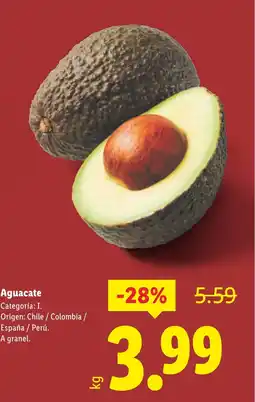 Lidl Aguacate oferta