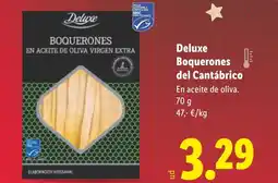 Lidl DELUXE Boquerones del Cantábrico oferta