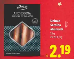 Lidl DELUXE Sardina ahumada oferta