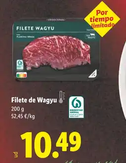 Lidl Filete de Wagyu oferta