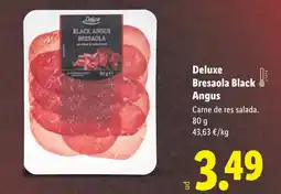 Lidl DELUXE Bresaola Black Angus oferta