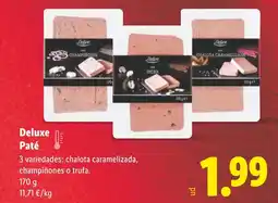 Lidl DELUXE Paté oferta