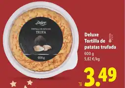 Lidl DELUXE Tortilla de patatas trufada oferta