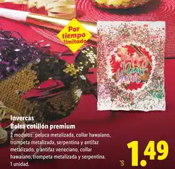 Lidl Invercas Bolsa cotillón premium oferta