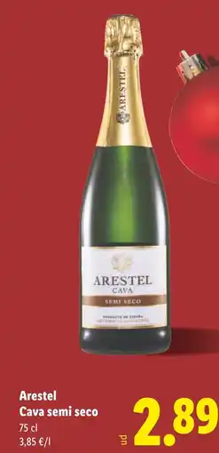 Lidl ARESTEL Cava semi seco oferta