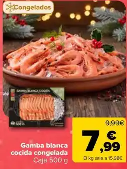 Carrefour Gamba blanca cocida congelada oferta