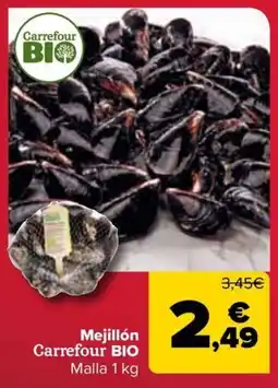Carrefour Mejillón Carrefour BIO oferta