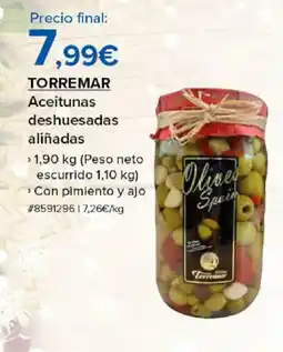 Costco TORREMAR Aceitunas deshuesadas aliñadas oferta