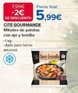 Costco CITÉ GOURMANDE Mitades de patatas con ajo y tomillo oferta
