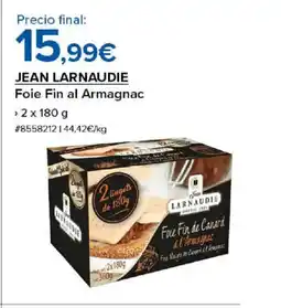 Costco JEAN LARNAUDIE Foie Fin al Armagnac oferta