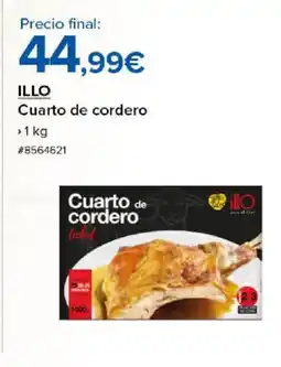 Costco ILLO Cuarto de cordero oferta