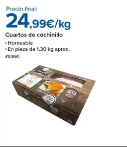 Costco Cuartos de cochinillo oferta