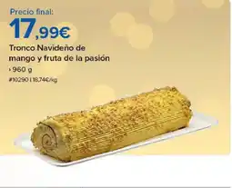 Costco Tronco Navideño de mango y fruta de la pasión oferta