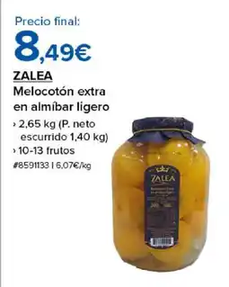 Costco ZALEA Melocotón extra en almíbar ligero oferta