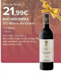 Costco MATARROMERA DO Ribera del Duero oferta