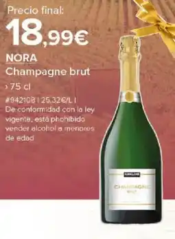 Costco NORA Champagne brut oferta