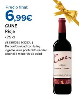 Costco CUNE Rioja oferta
