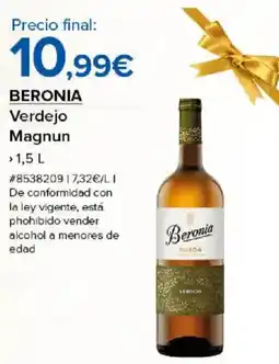 Costco BERONIA Verdejo Magnun oferta
