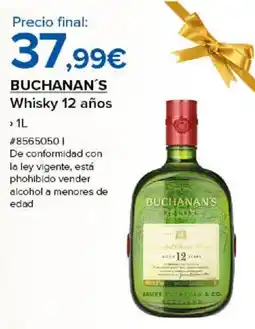 Costco BUCHANAN'S Whisky 12 años oferta