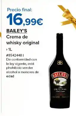 Costco BAILEY'S Crema de whisky original oferta