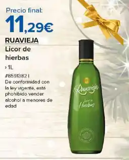 Costco RUAVIEJA Licor de hierbas oferta