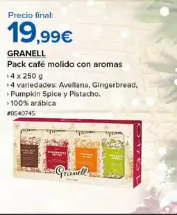 Costco GRANELL Pack café molido con aromas oferta