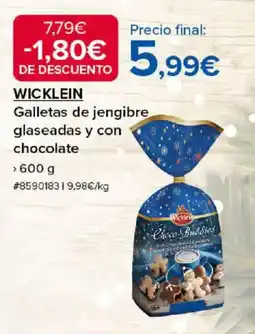 Costco WICKLEIN Galletas de jengibre glaseadas y con chocolate oferta