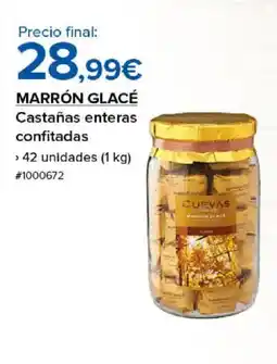 Costco MARRÓN GLACÉ Castañas enteras confitadas oferta