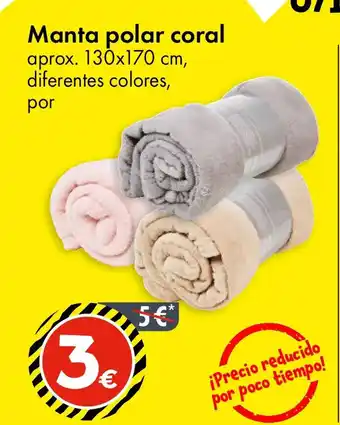 TEDi Manta polar coral oferta