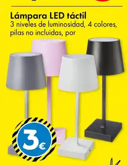 TEDi Lámpara LED táctil oferta