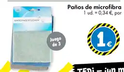 TEDi Paños de microfibra oferta