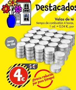 TEDi Velas de té oferta