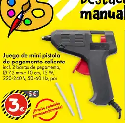 TEDi Juego de mini pistola de pegamento caliente oferta