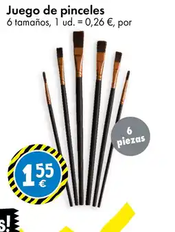 TEDi Juego de pinceles oferta
