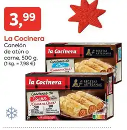 Suma Supermercados LA COCINERA Canelón de atún o carne oferta