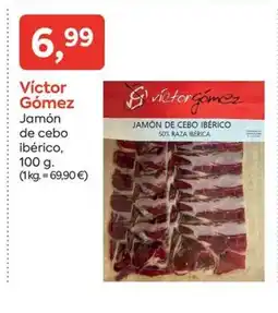 Suma Supermercados VICTOR GÓMEZ Jamón de cebo ibérico oferta