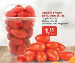 Suma Supermercados Tomate cherry pera, vaso oferta