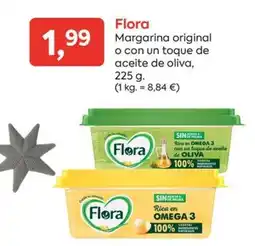 Suma Supermercados FLORA Margarina original o con un toque de aceite de oliva oferta