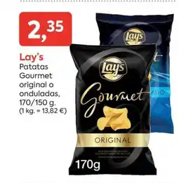 Suma Supermercados LAY'S Patatas Gourmet original o onduladas oferta