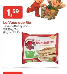 Suma Supermercados LA VACA QUE RIE Tranchettes queso oferta