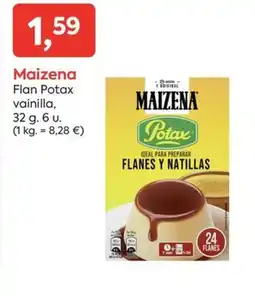 Suma Supermercados MAIZENA Flan Potax vainilla oferta