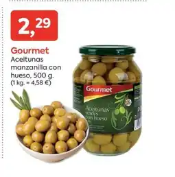 Suma Supermercados GOURMET Aceitunas manzanilla con hueso oferta