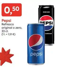 Suma Supermercados PEPSI Refresco original o zero oferta