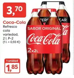 Suma Supermercados COCA-COLA Refresco cola variedad oferta