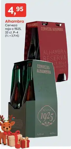 Suma Supermercados ALHAMBRA Cerveza roja o 1925 oferta